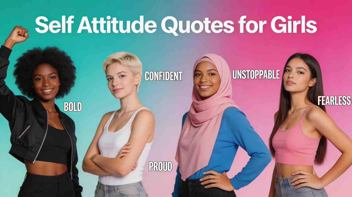 250+ self attitude quotes for girls bold confident captions