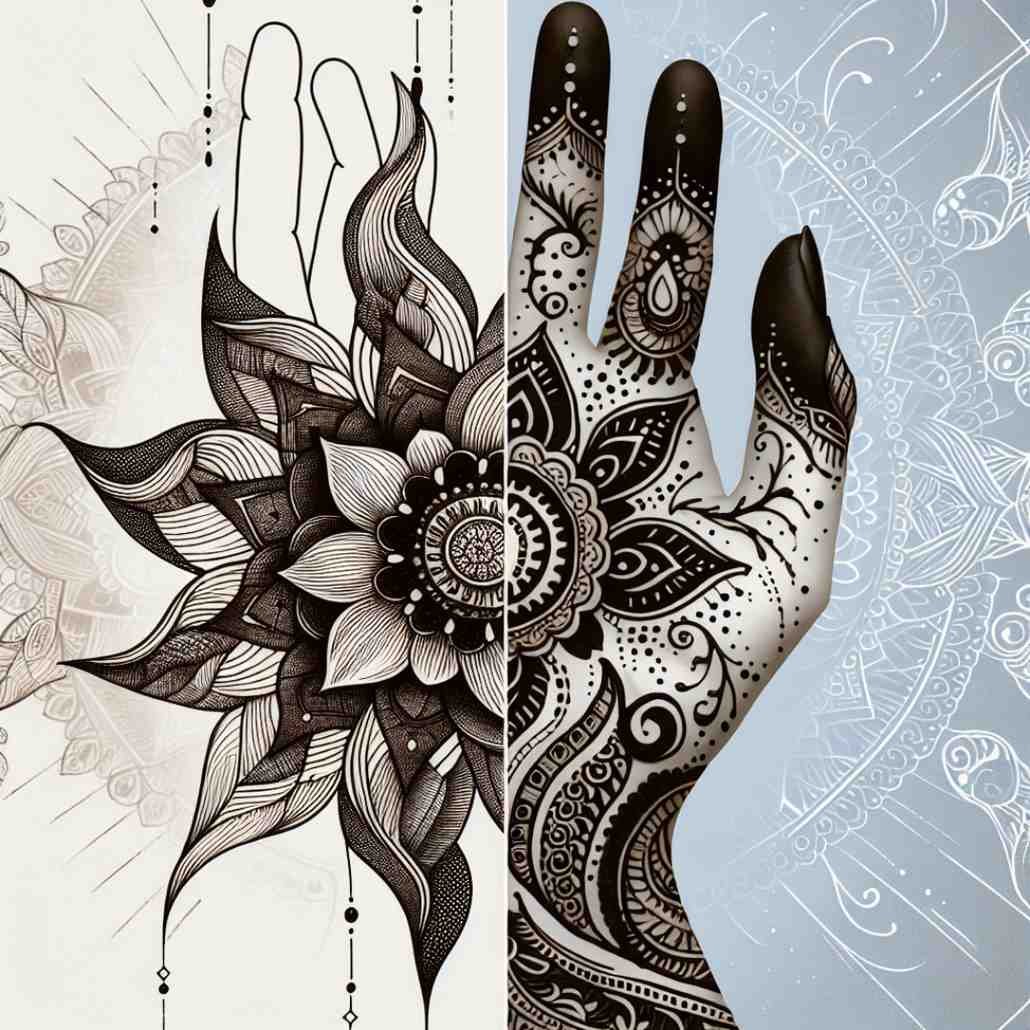 Fresh and creative Mehndi strokes that appeal to modern souls, great for Instagram content.