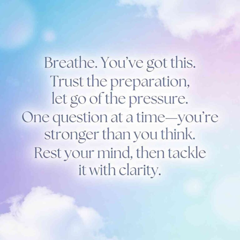 exam stress quotes calm mind focus reduce anxiety
