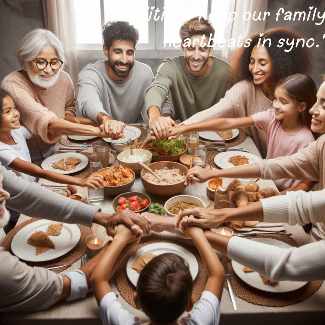 Family gathered for a storytelling session, enveloped in a warm and inviting atmosphere.