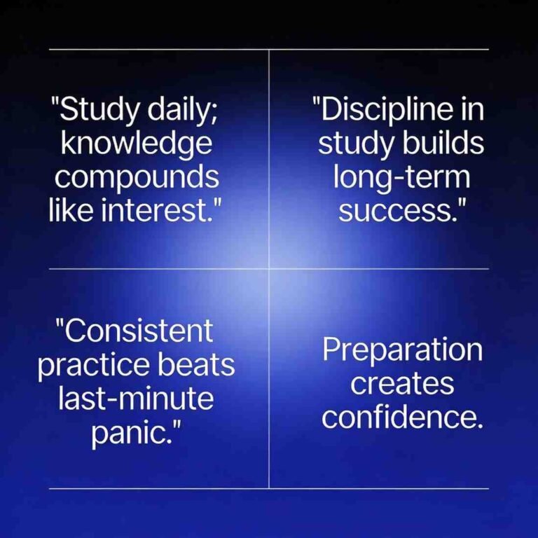 study discipline quotes students focus preparation