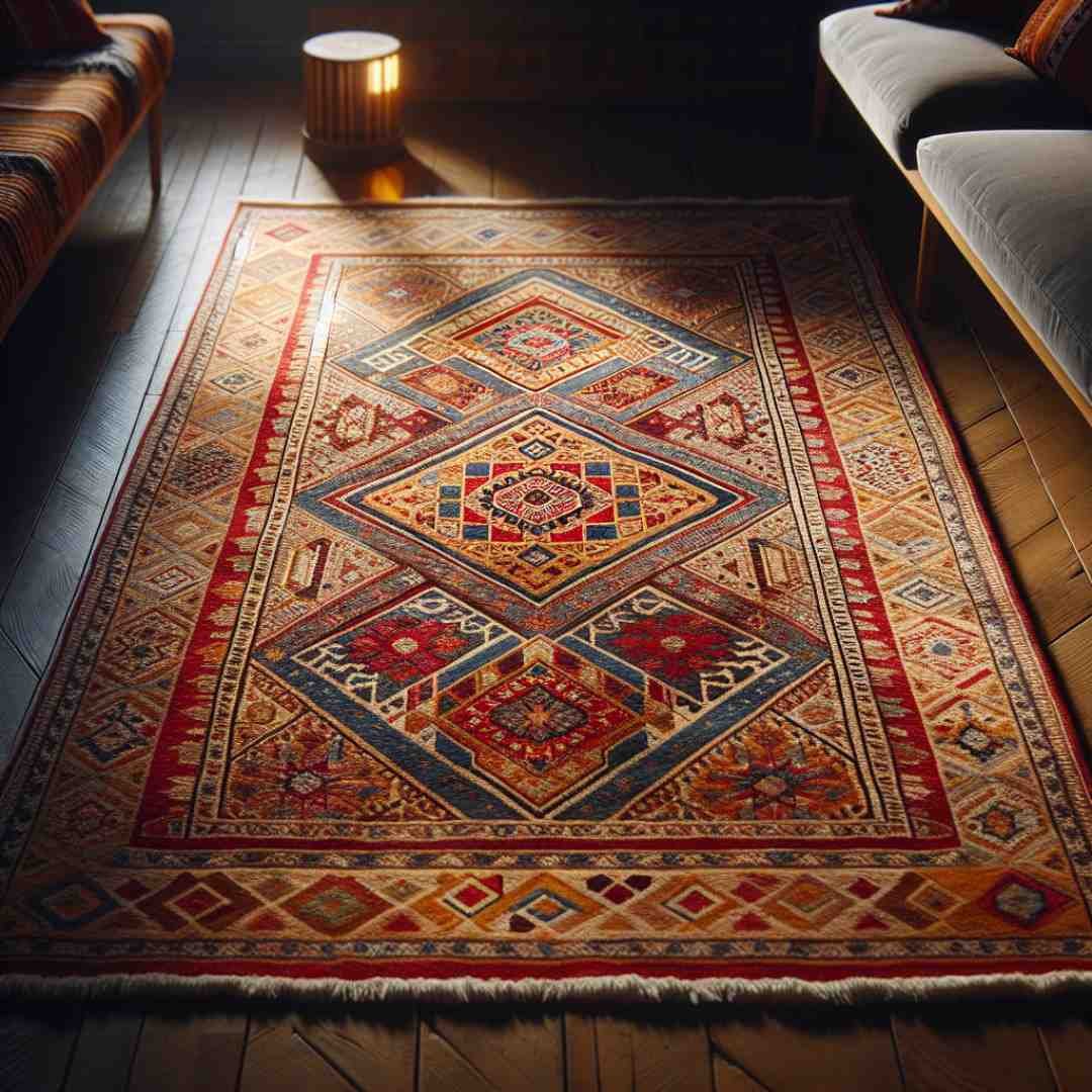 "Traditional captions for Instagram: intricate Moroccan carpet"