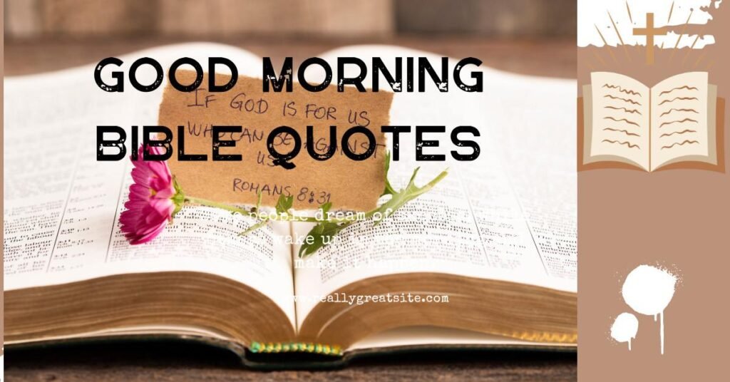 an image representing good morning bible quotes