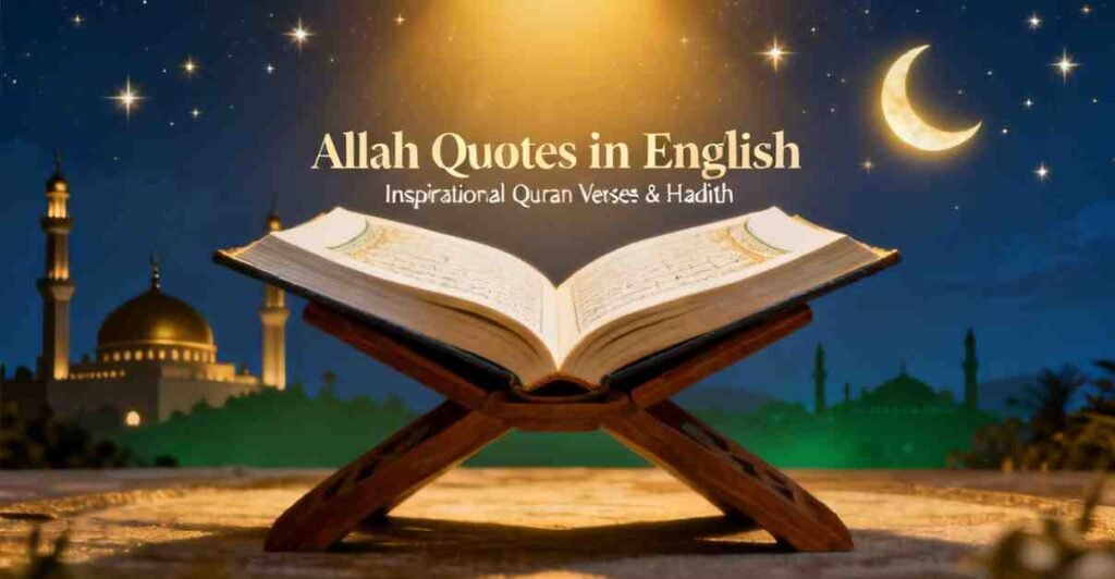 allah quotes in english from quran and hadith