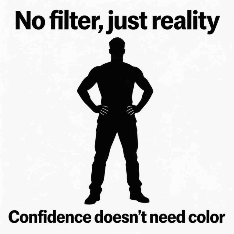 bold attitude black and white captions for confident Instagram posts