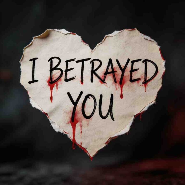 torn paper heart with betrayal note — trust betrayal broken trust quotes