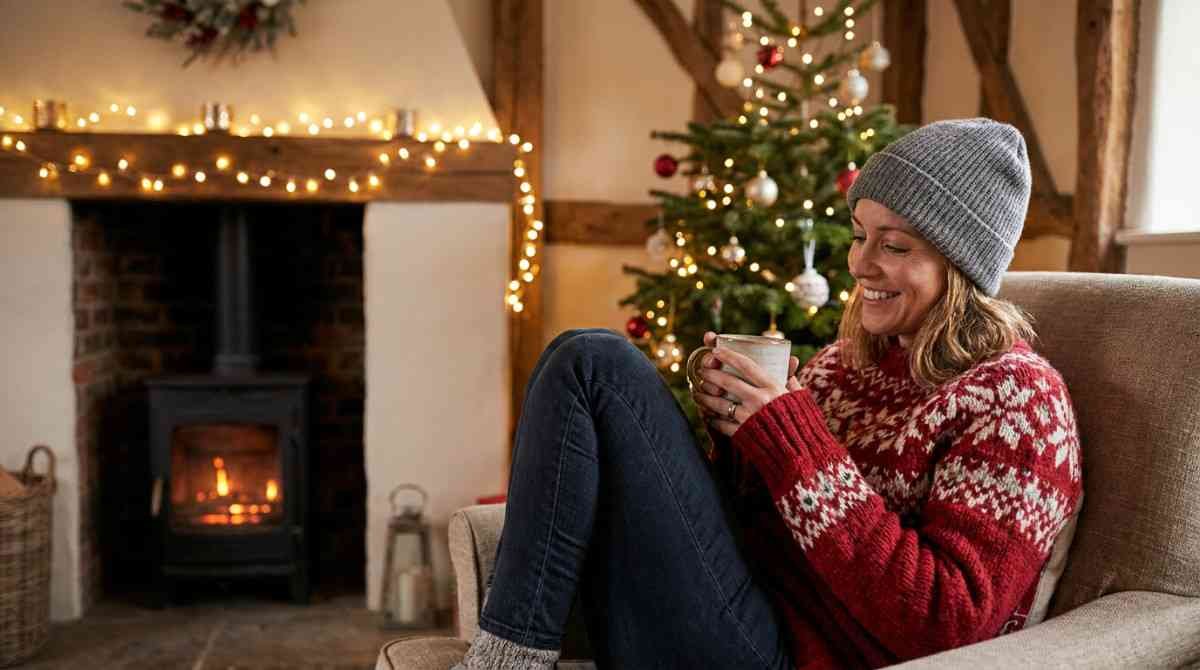 Cozy casual Christmas outfit ideas for women