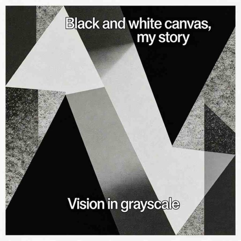 creative black and white captions for artistic and innovative Instagram posts