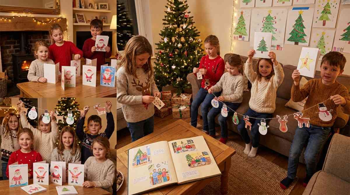 Creative ways kids can use Christmas drawings for decorations and crafts