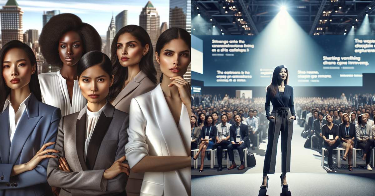 Confident women leaders standing tall representing empowerment quotes for women