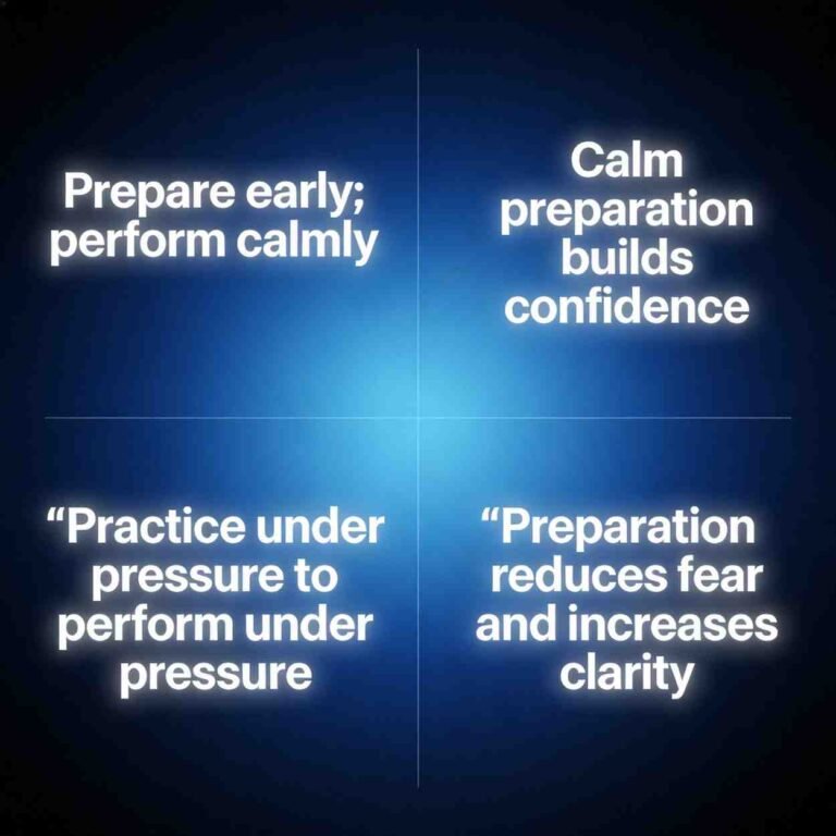 exam preparation quotes students calm focus confidence