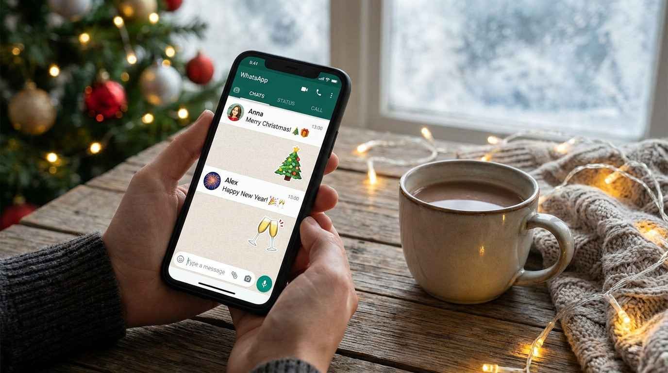 Short Merry Christmas and Happy New Year WhatsApp messages
