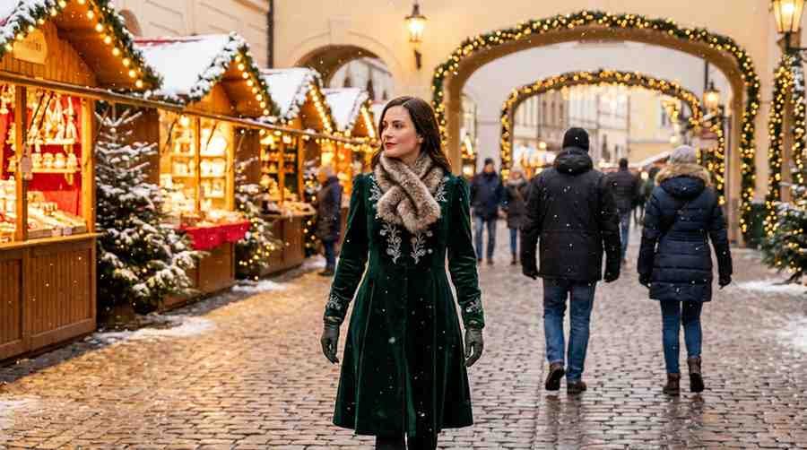 Stylish Christmas dresses and festive holiday fashion inspiration