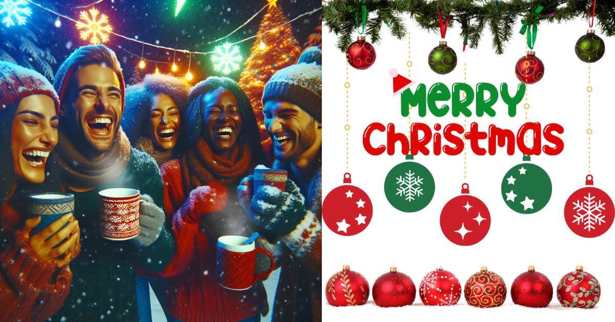 merry christmas and happy new year image designed for your friends to greet