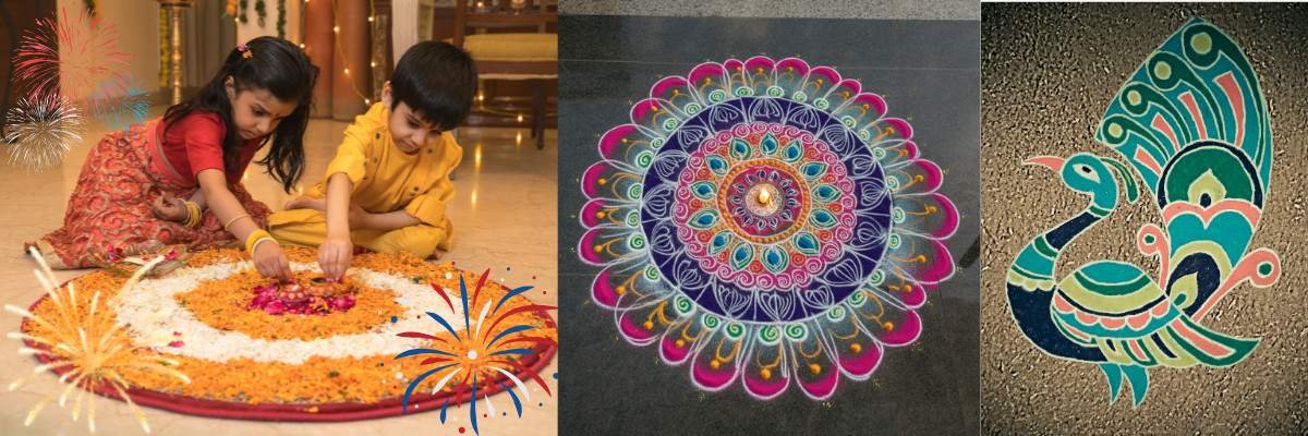 Creative Happy New Year Rangoli Designs for All Skill Levels