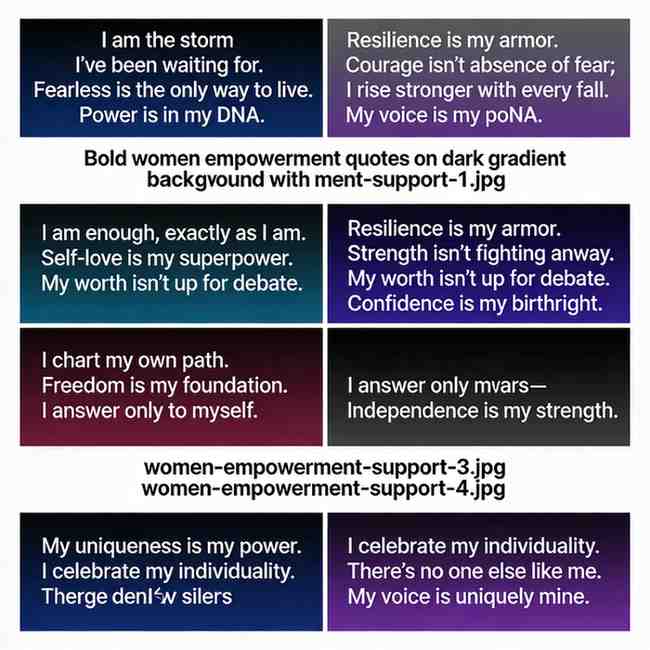 confidence self worth quotes women empowerment bold typography