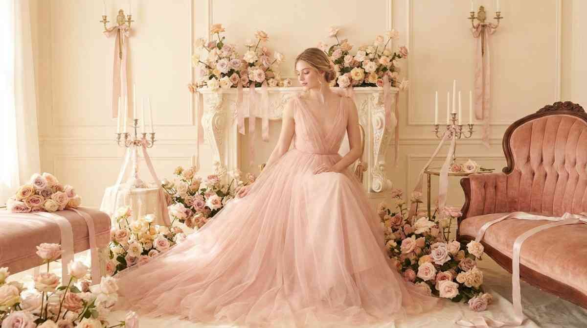 Cute pink valentine dress idea