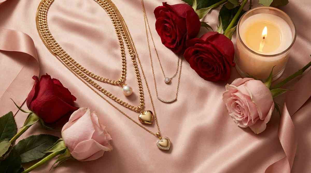 Elegant Valentine necklaces