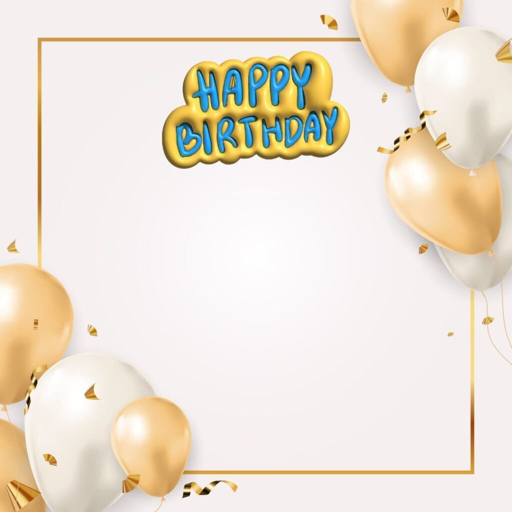 Blank card for Birthday wishes for all in Assamese
