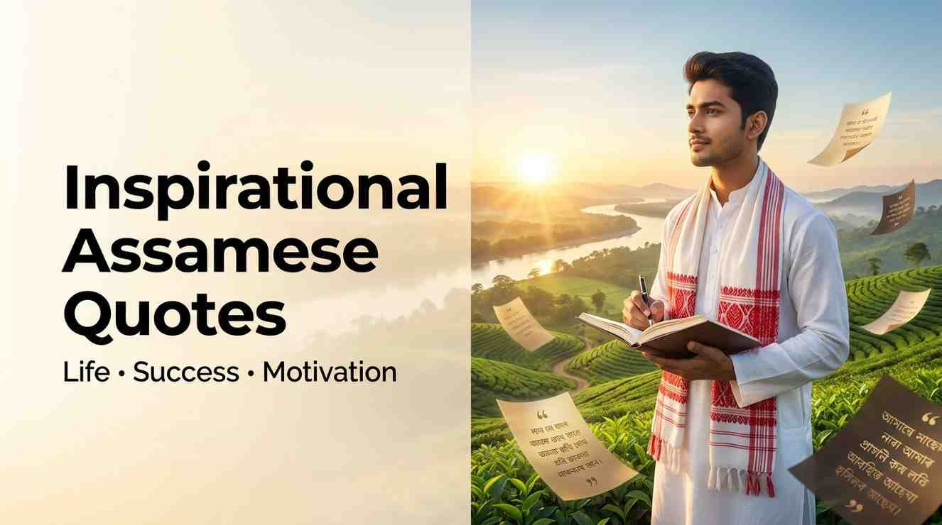 Inspirational Assamese quotes on life success motivation and positivity
