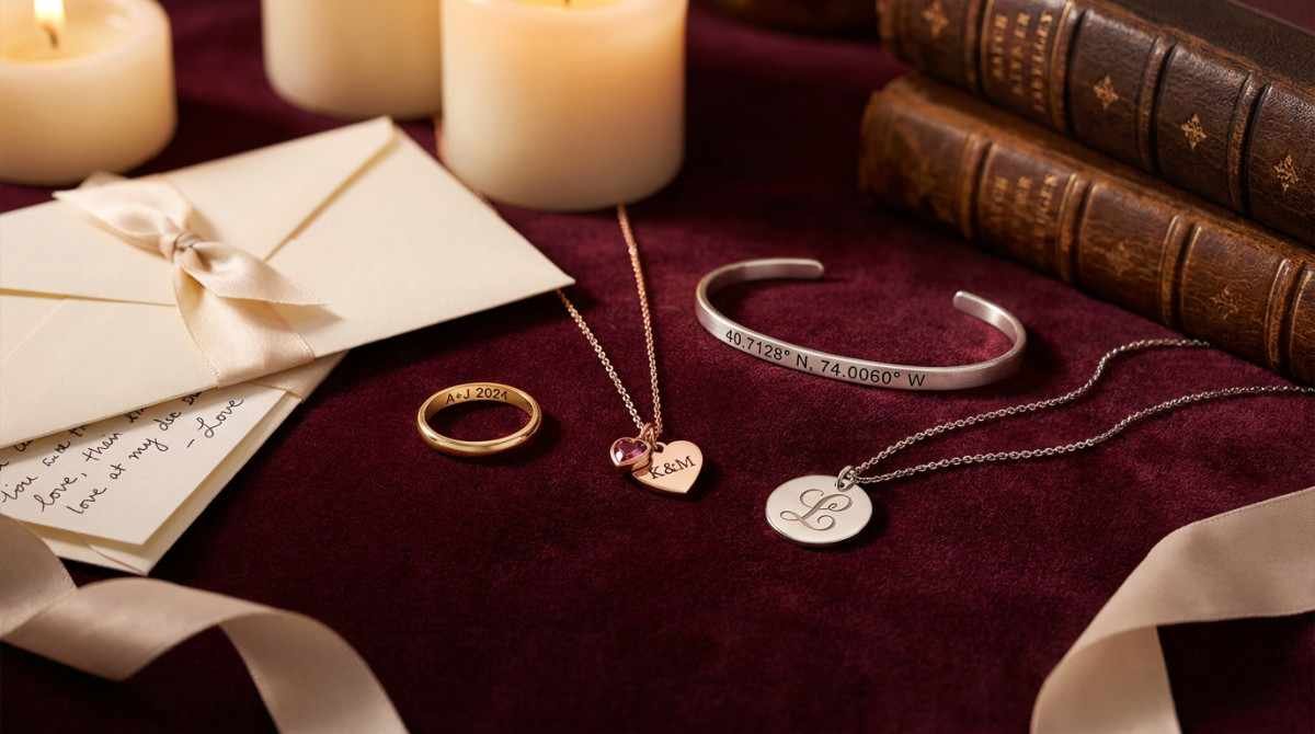 Personalized valentine jewelry gifts