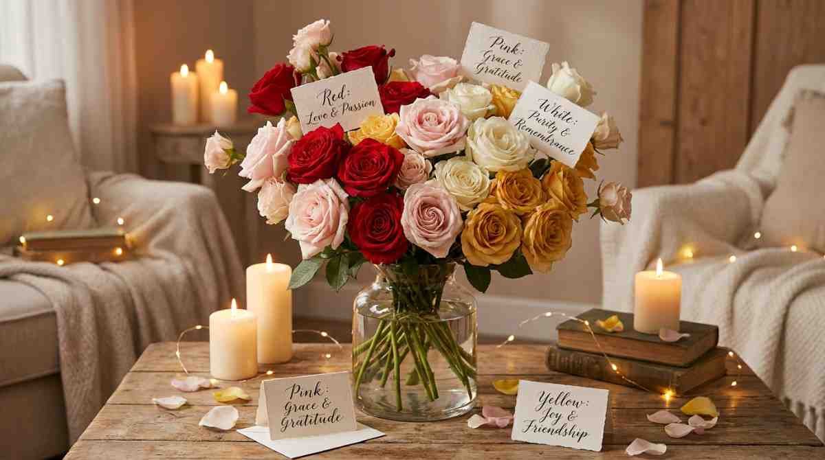 Meaning behind Valentine rose colors