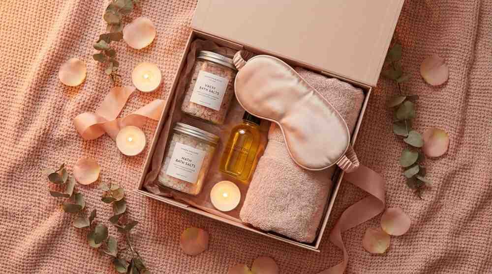 Spa and self-care valentine gift box