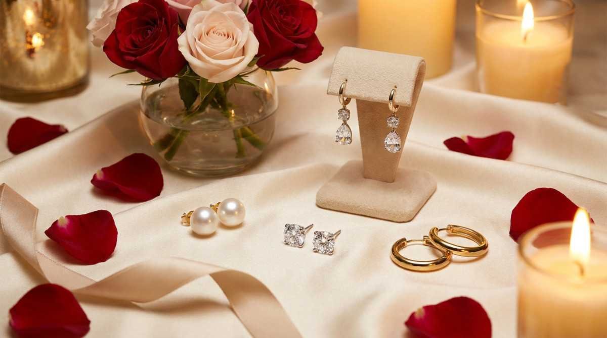 Elegant Valentine earrings