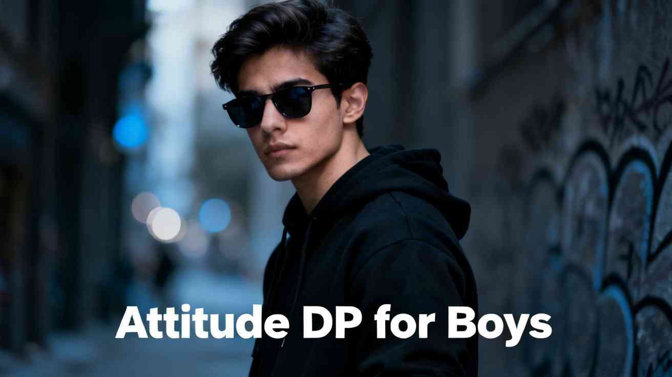 attitude whatsapp dp for boys stylish profile picture with confident look
