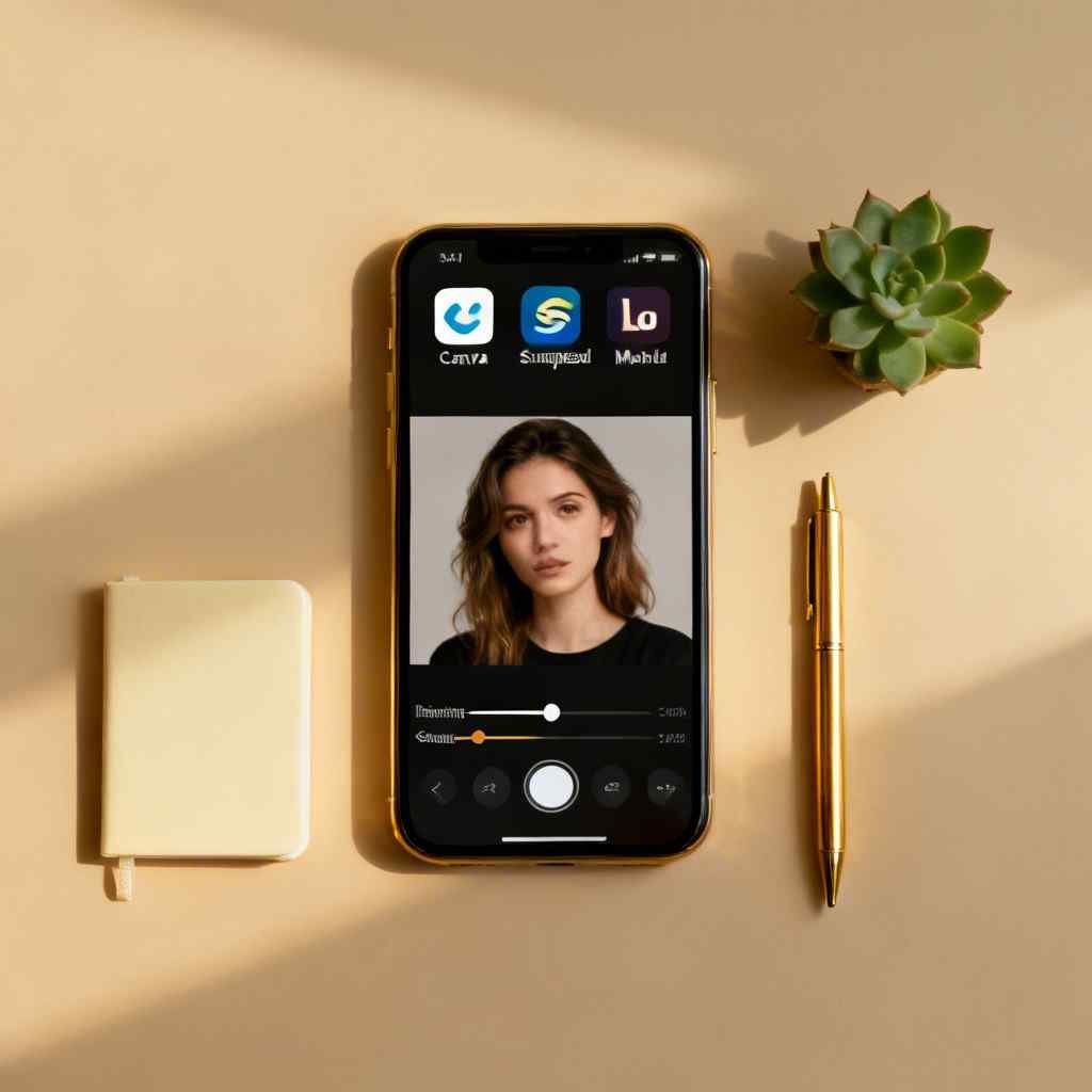 simple editing workflow using Canva Snapseed and Lightroom — maa dp for whatsapp