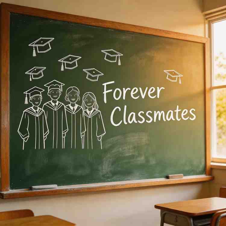 Graduation caps school friends WhatsApp DP