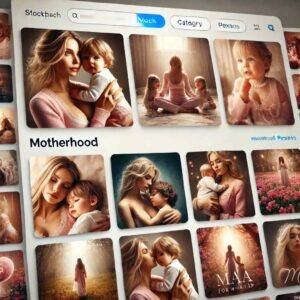 Emotional gallery of mothers bonding with their children