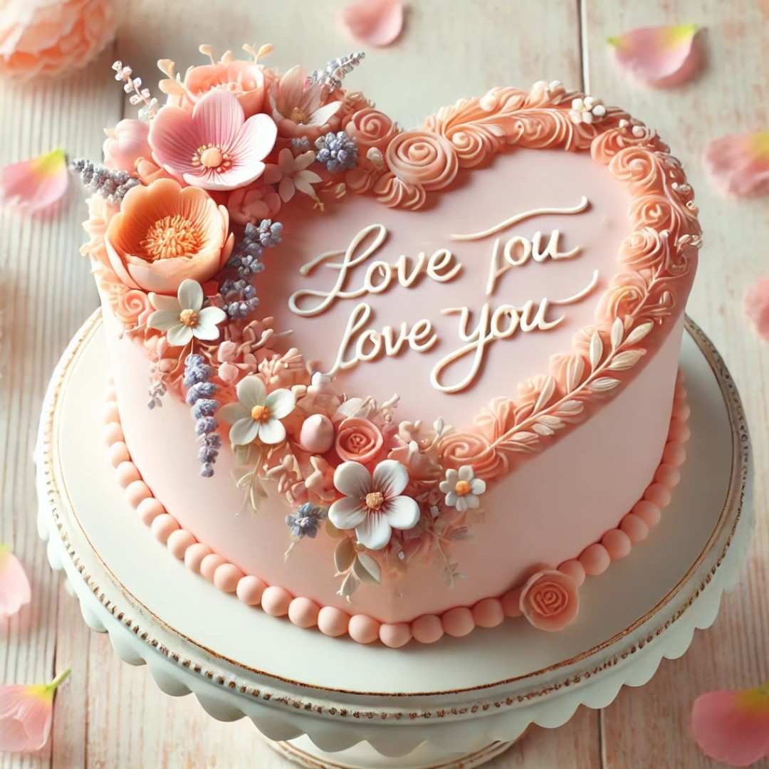 Mother’s Day cake design with pastel frosting.