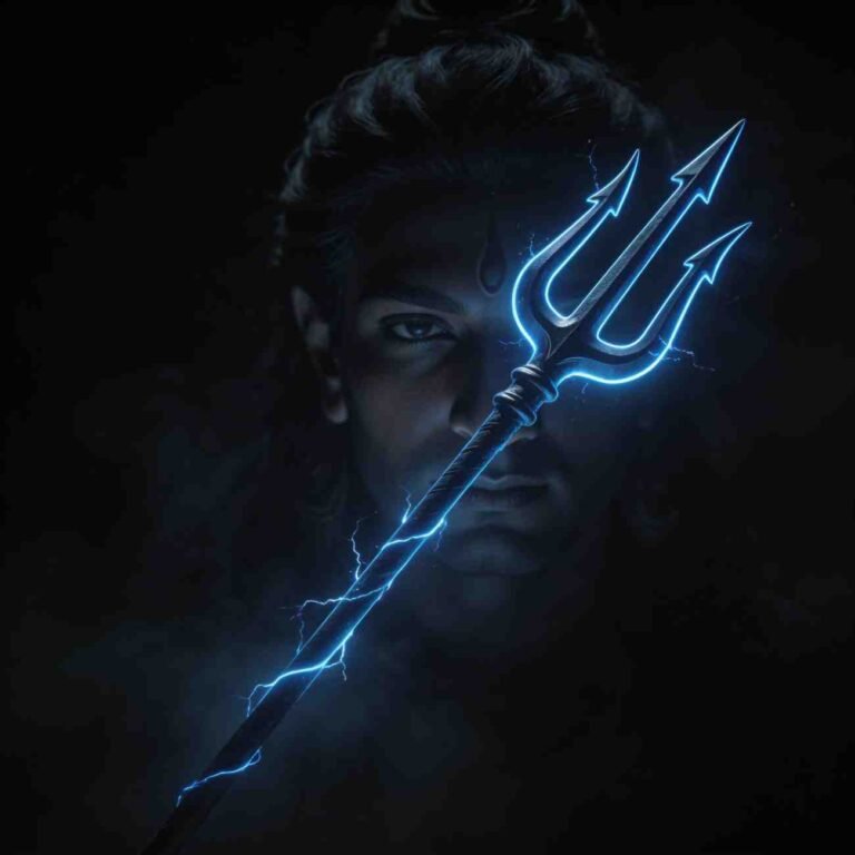 Piercing Trishul Mahadev DP for WhatsApp