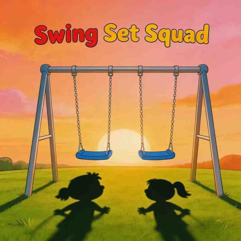 Playground swing set school friends DP