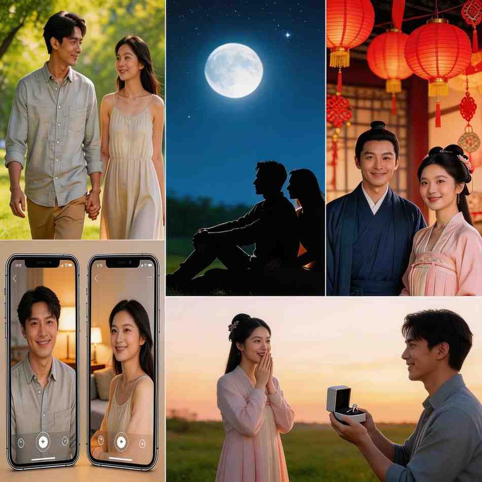 proposal engagement love dp for whatsapp with man offering ring to woman in romantic setting