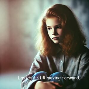 A sad young girl with a reflective expression, highlighting sadness for a WhatsApp DP sad girl.