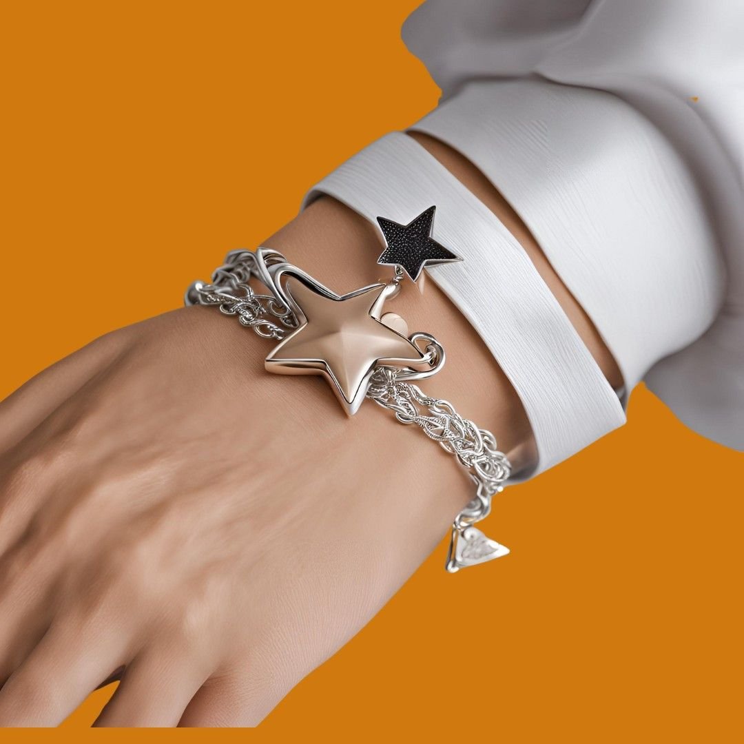 Stylish star bracelet gift for women on Eid