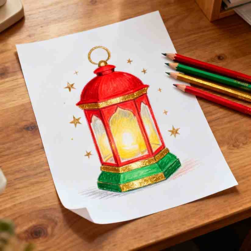 eid lantern drawing final
