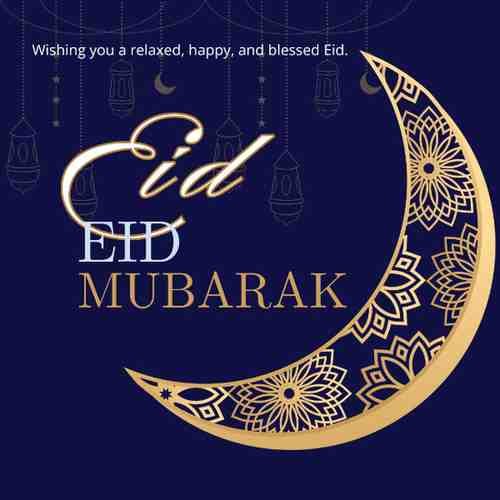 eid mubarak friends greeting image