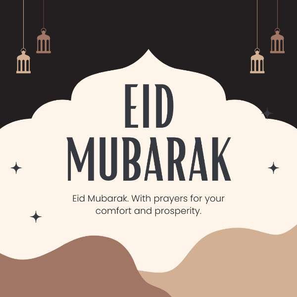 elegant eid greeting card for teachers