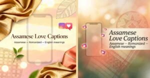 Assamese captions for instagram image