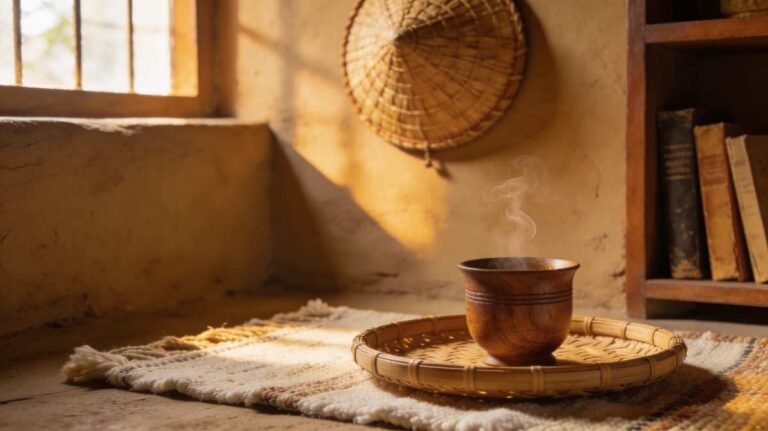 Quiet home scene with warm light representing emotional reflection