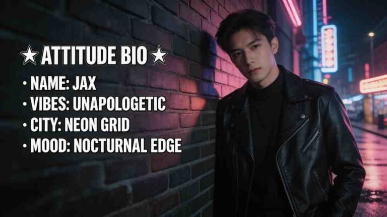 attitude instagram bio ideas bold confident