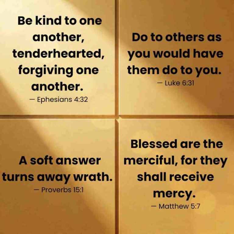 Bible quotes about love and compassion with warm light background