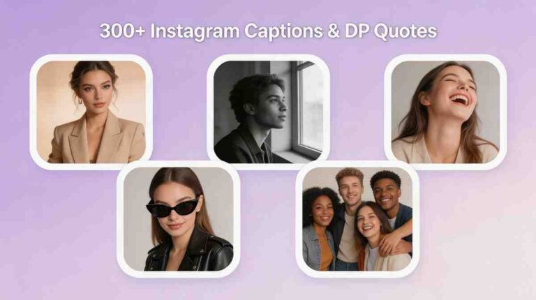 instagram captions and dp quotes collection for social media posts