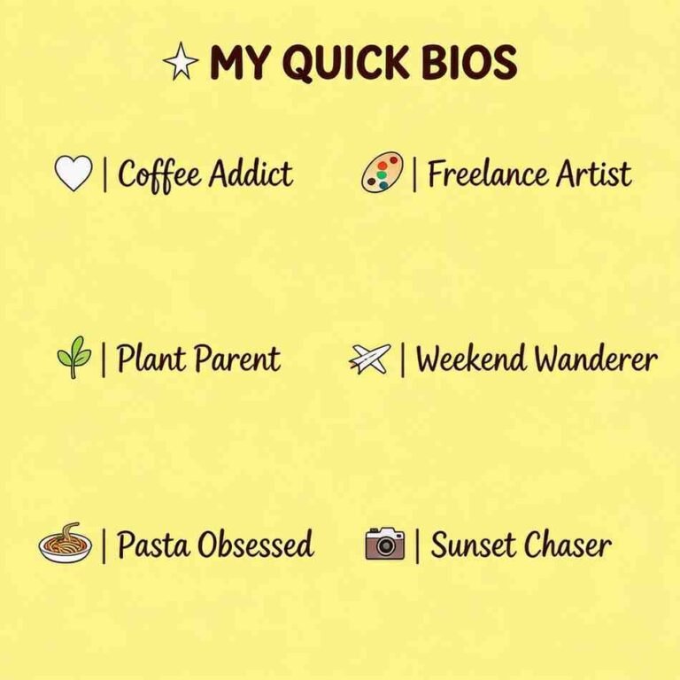 quick attitude bio for instagram short high impact