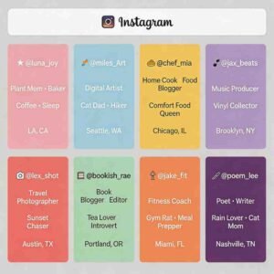 quick instagram bio ideas short catchy bios