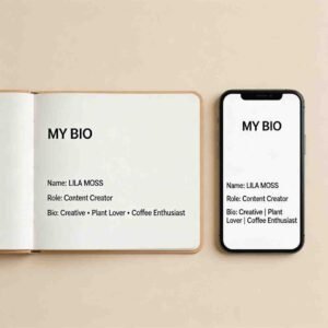 short instagram bio ideas minimal clean