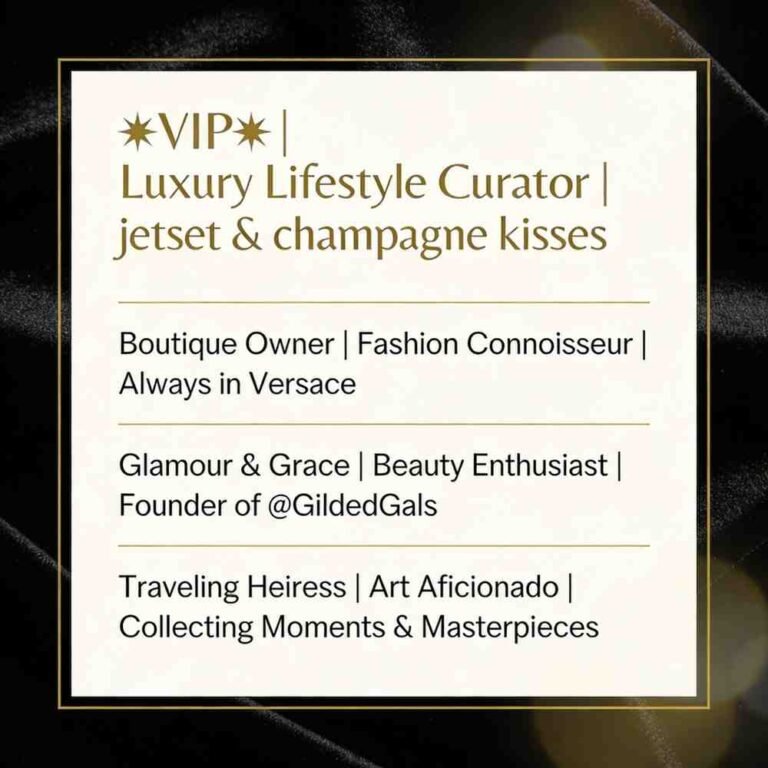 vip bio for instagram girls collection